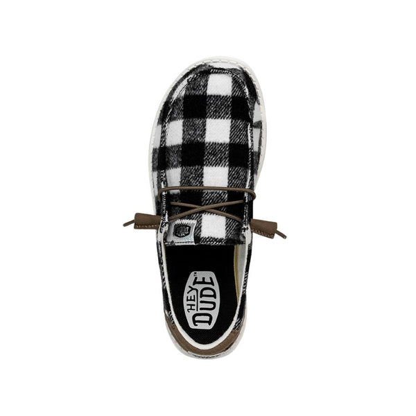 Wendy Buffalo Plaid - White and Black Plaid