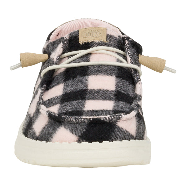 Wendy Buffalo Plaid - Pale Pink/Black