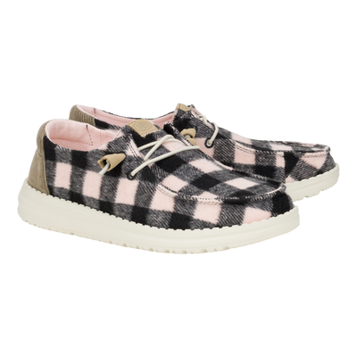 Wendy Buffalo Plaid - Pale Pink/Black