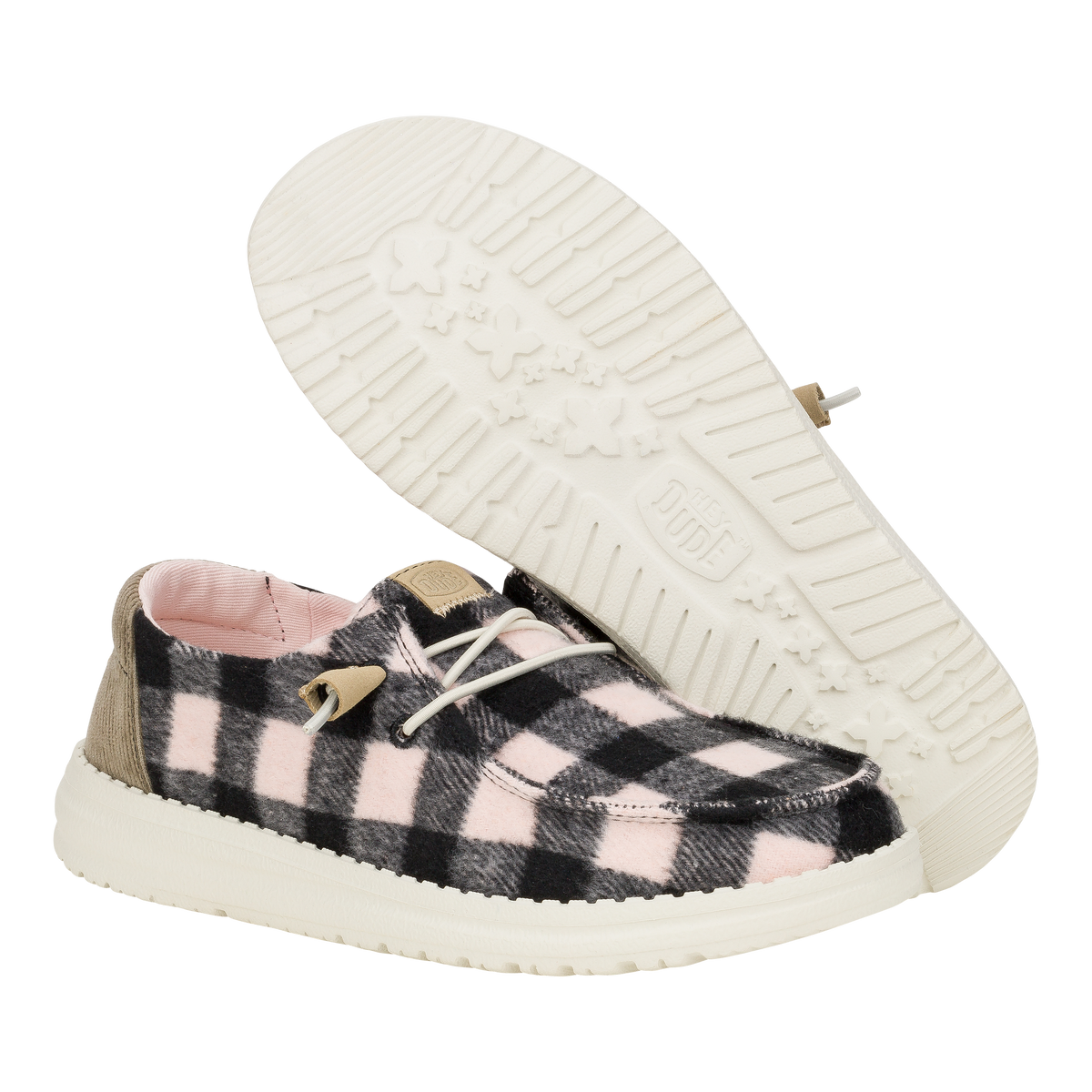 Wendy Buffalo Plaid - Pale Pink/Black