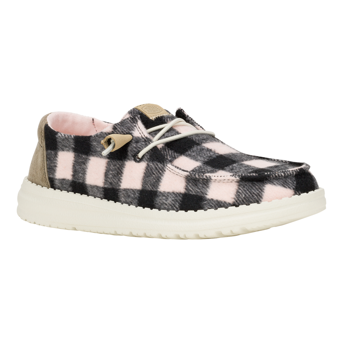 Wendy Buffalo Plaid - Pale Pink/Black