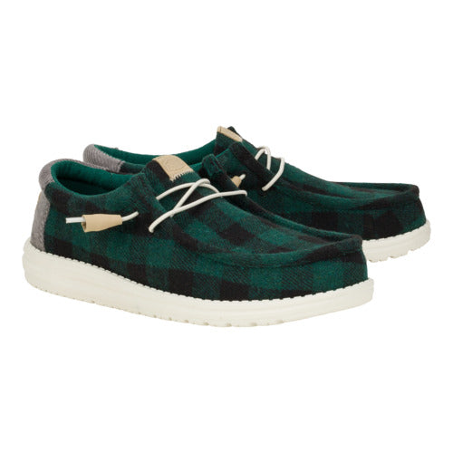 Wally Buffalo Plaid - Hunter Green