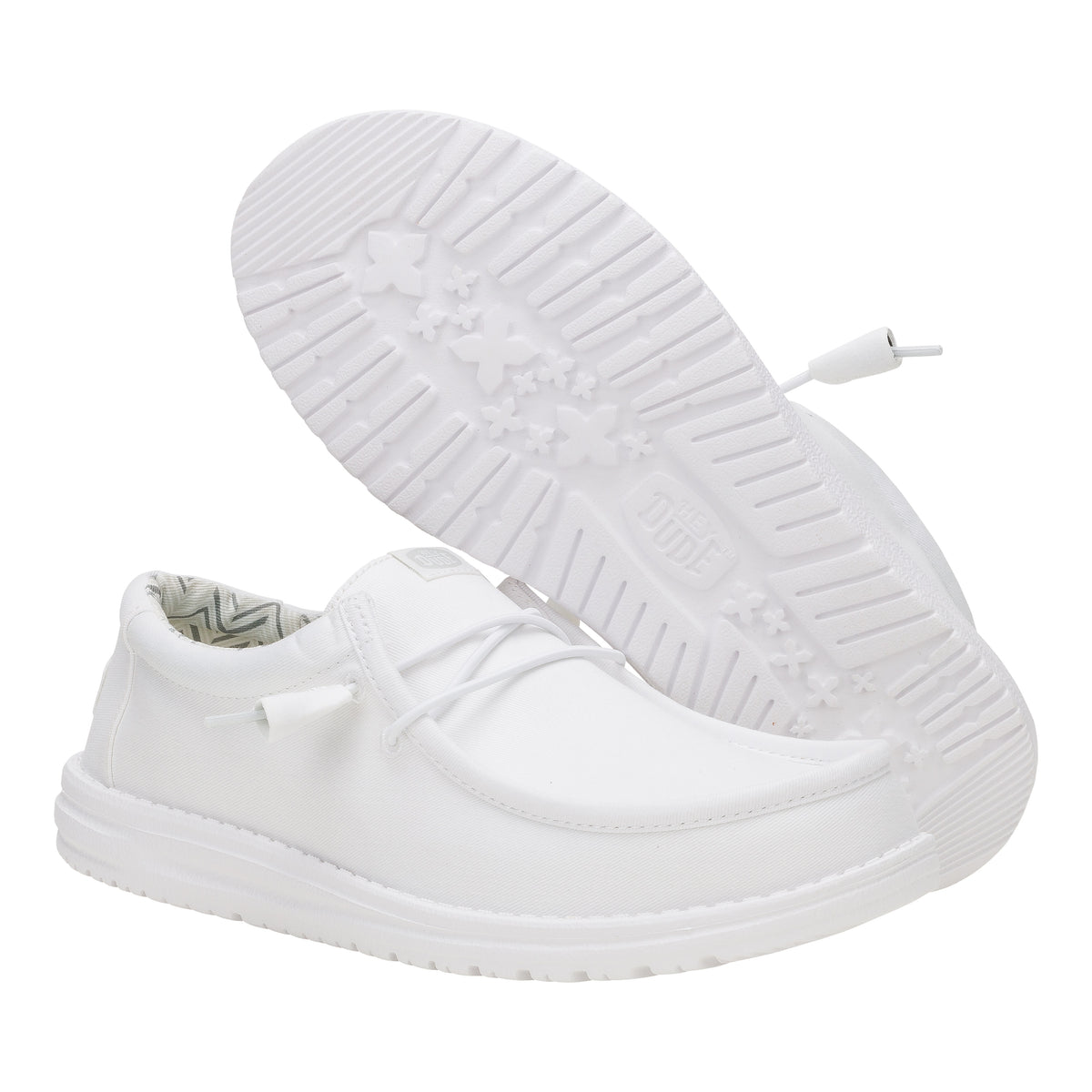 Wally Stretch Canvas - White/White