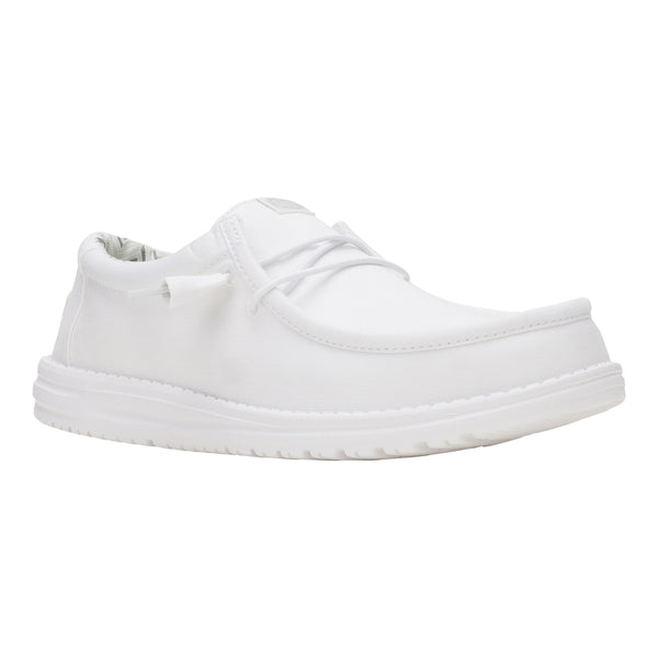 Wally Stretch Canvas - White/White