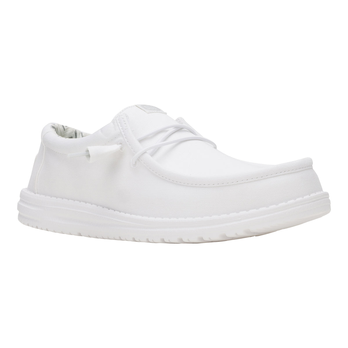 Wally Stretch Canvas Wide - White/White