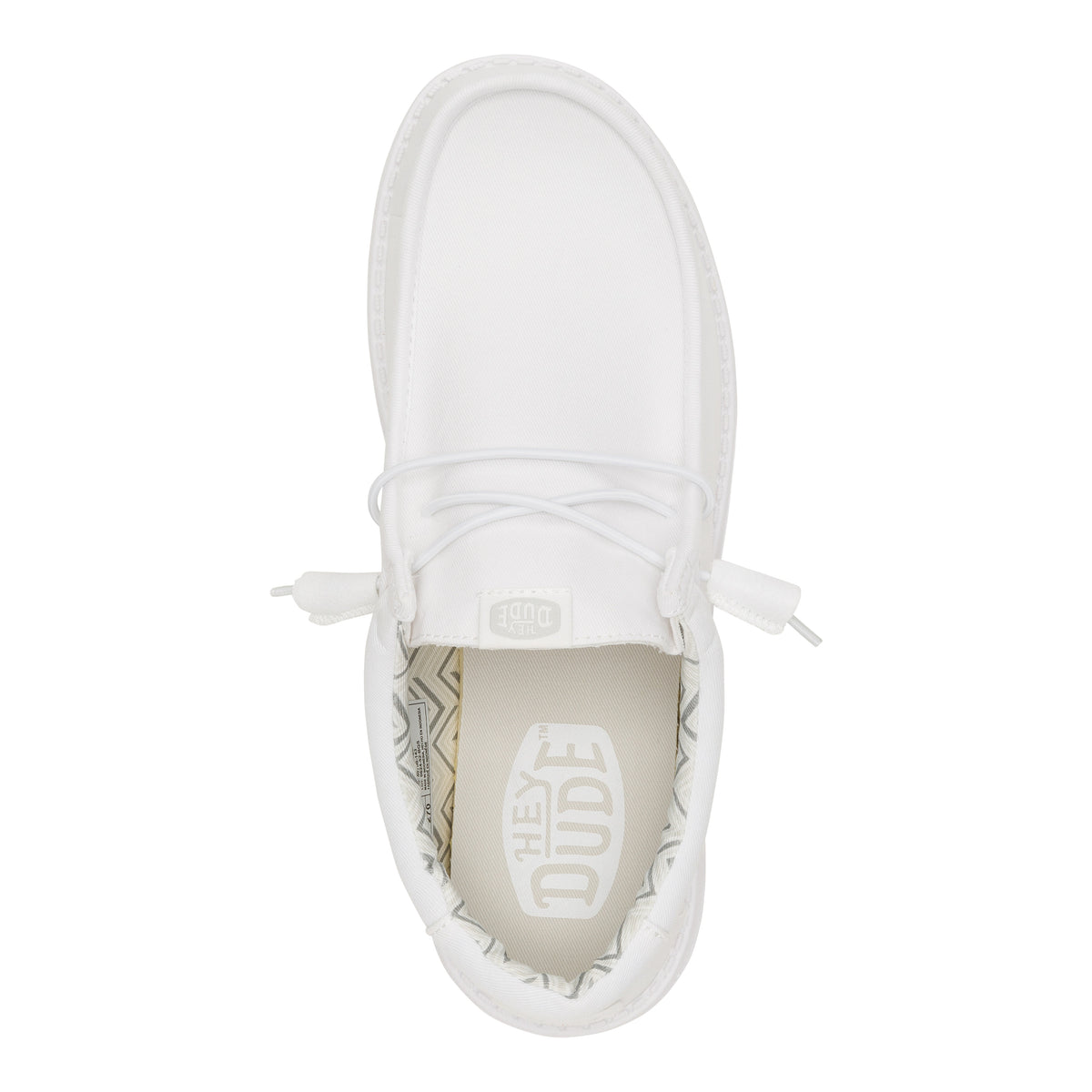 Wally Stretch Canvas - White/White