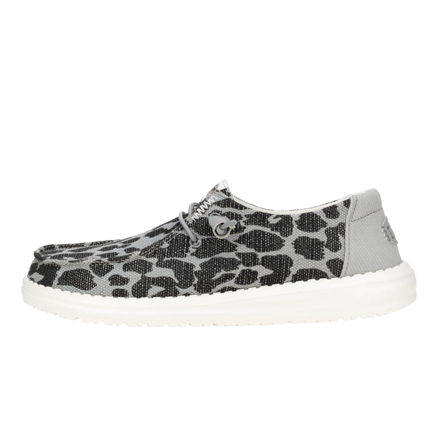 Wendy Leopard Sparkle  - Black/Grey