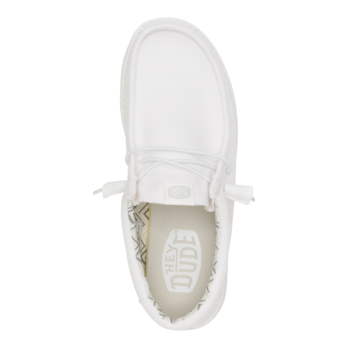 Wally Stretch Canvas Wide - White/White