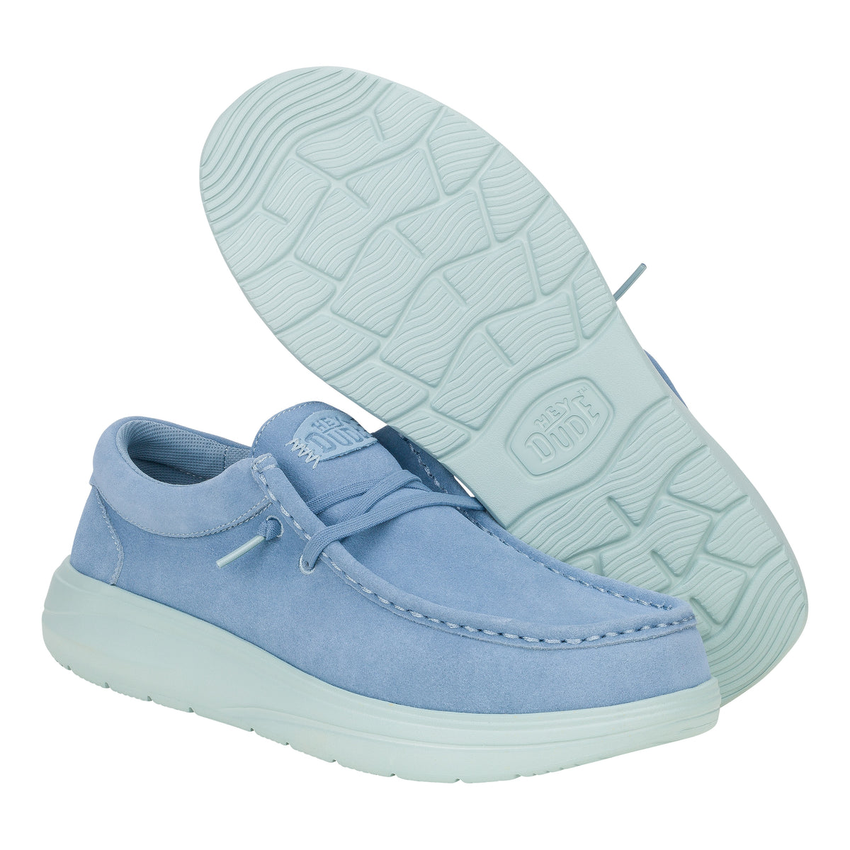 Wally Comf Suede - Faded Denim/Cloud Blue