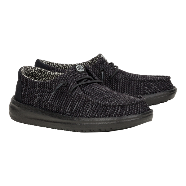 Wendy Youth Stretch Mesh - Black/Black