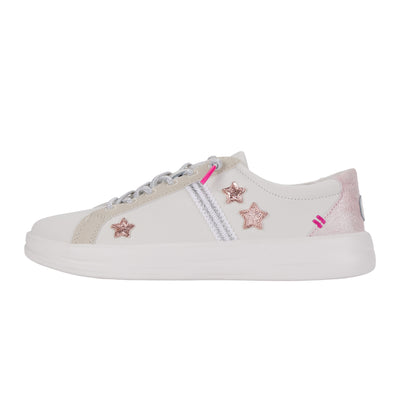 Karina Metallic Star - White