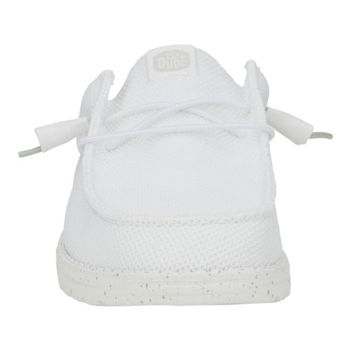 Wally Slip Stretch Sox - White