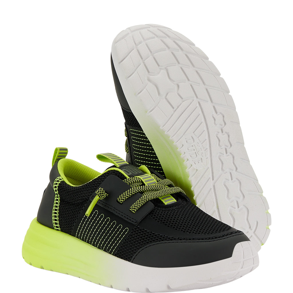 Sirocco Play Youth Sport Block - Black/Lime Punch