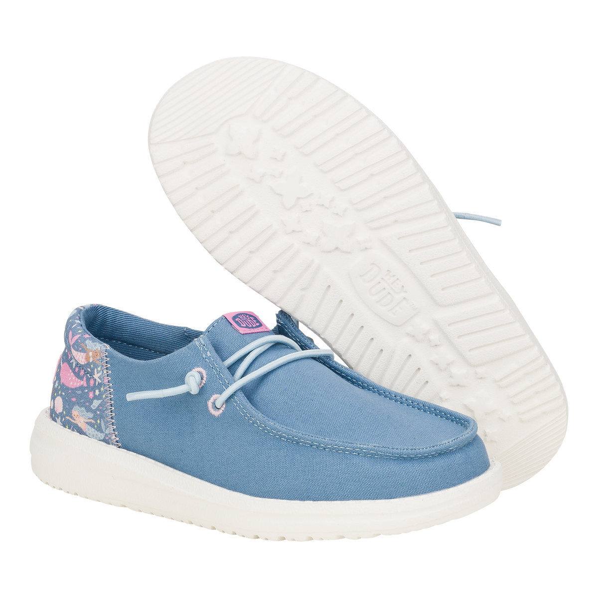 Wendy Funk Youth Sea Creatures - Chambray Blue/Multi