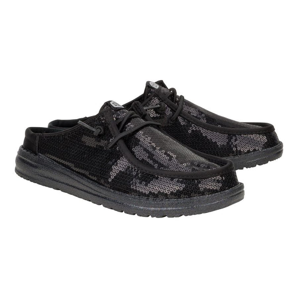 Wendy Slip Sequin - Black