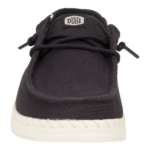 Wendy Espadrille Woven - Black