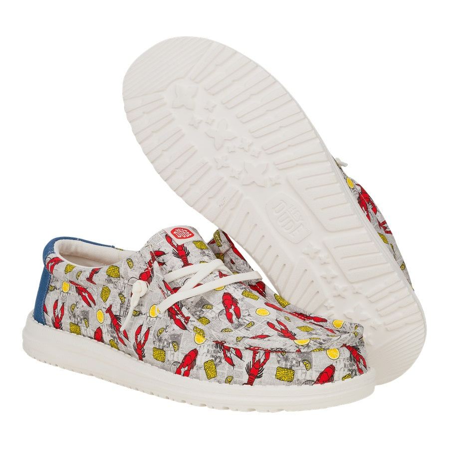 Wally Crawfish - Light Grey/Multi