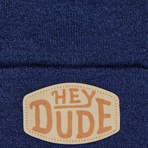 HEYDUDE™ Patch Beanie - Navy